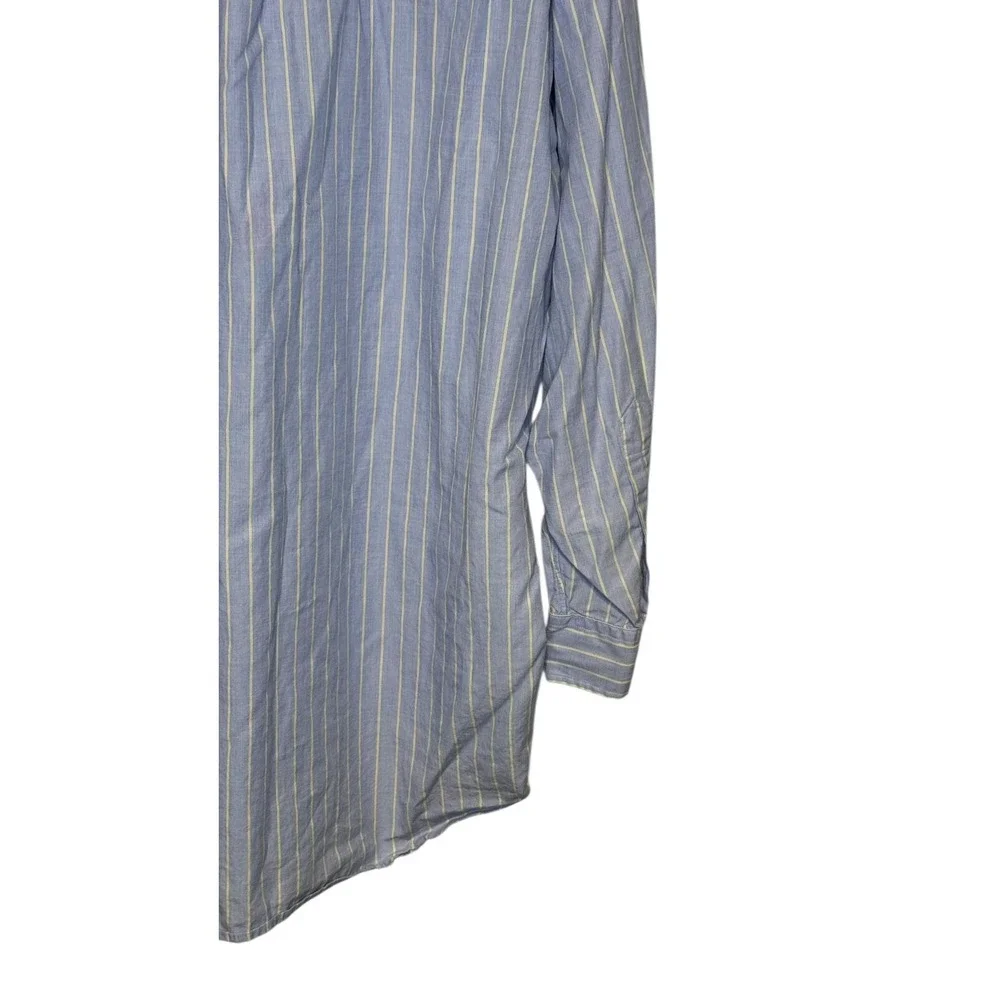 Polo Ralph Lauren Shirt Yarmouth‎ Striped Button Up Long Sleeve Pocket 17-32/33